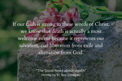 The Good News about death