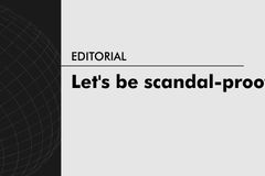 Let’s be scandal-proof