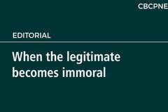 When the legitimate becomes immoral