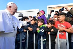 Pope Francis calls migrant crisis a ‘shipwreck of civilization’ during refugee camp visit