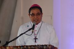 Message of Bishop Crispin Varquez, DD during the turnover ceremony of Balangiga Bells