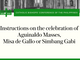 Instructions on the celebration of Aguinaldo Masses, Misa de Gallo or Simbang Gabi