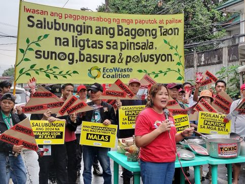 Mamamayan, pinapaiwas sa paputok ng Ecowaste coalition