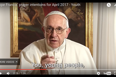 Pope Francis challenges young people in April prayer video