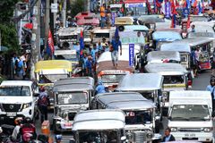 Philippine jeepney drivers protest over phase-out plan