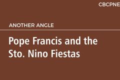 Pope Francis and the Sto. Nino Fiestas