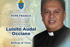 Bagong obispo ng Diocese ng Virac, itinalaga ng Santo Papa