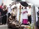 Begging Jesus statue installed at Baclaran Church