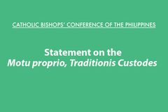 CBCP Statement on the Motu proprio, Traditionis Custodes