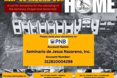 Seminario de Jesus Nazareno, humiling ng tulong