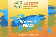 Mamamayan, inaanyayahang makiisa “One minute for Peace”