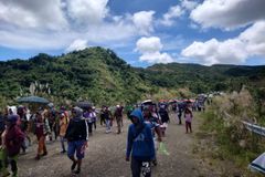 Indigenous groups face police blockade at Kaliwa Dam, renew call to protect Sierra Madre