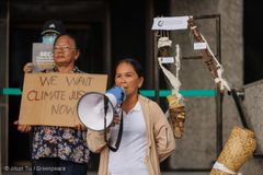 Philippine typhoon survivors demand stricter climate accountability from corporations