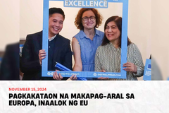 Pagkakataon na makapag-aral sa EUROPA, inaalok ng EU