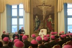 Pope Francis shares his concern about nuclear war risks in meeting with Vatican diplomats