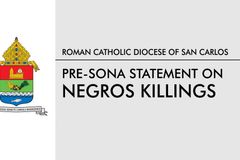 Pre-SONA Statement on Negros Killings