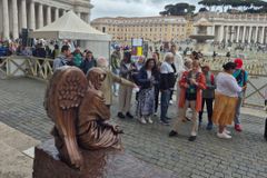 Vatican unveils new Timothy Schmalz statue ‘Be Welcoming’ in St. Peter’s Square
