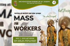 Jubilee Mass for Workers, pangungunahan ng AMLC