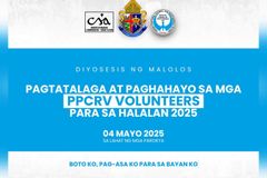 Pagtatalaga sa PPCRV volunteers, itinakda ng Diocese of Malolos