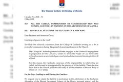 Archdiocese of Manila, naglabas ng liturgical guidelines para sa conclave