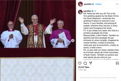 Pope Leo XIV publishes first post on papal social media accounts