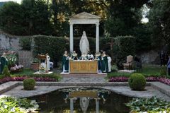 Pope Leo XIV celebrates Mass for creation with Latin prayers in Castel Gandolfo gardens
