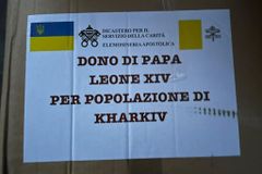Pope Leo XIV sends food to families in Ukraine’s Kharkiv