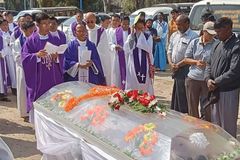 Myanmar opposition court sentences nine to 20 years for priest’s murder