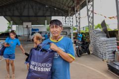 Elderly Typhoon Survivor in Hermosa, Bataan Receives Aid from Operation Blessing - CBN Asia | Proclaiming Christ and Transforming Lives through Media, Prayer Counseling, Humanitarian, and Missionary Training
