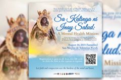 Mental health mission, isasagawa ng Cofradía de Tránsito de Nuestra Señora - VeritasPH