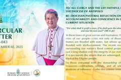Makonsensya, magsisi at magbayad-puri, panalangin ng Obispo sa mga sangkot katiwalian - VeritasPH