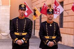 Swiss Guards, protectors of the pope, don new uniforms