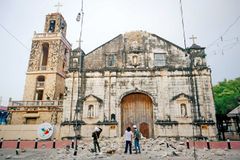 Priest appeals against taking debris as souvenirs, ‘anting-anting’ from quake-damaged church