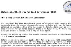 CGG, nanindigang katarungan at pananagutan muna bago ang snap election - VeritasPH