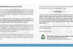 Bishop Santos, nagpaabot ng pakikiisa sa mga biktima ng lindol sa Davao region - VeritasPH