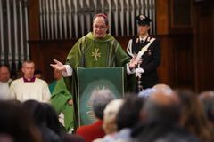 Cardinal David takes possession of titular church in Rome