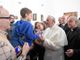 Continuing ‘Mercy Friday’ practice, pope visits center for the blind