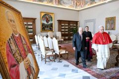 Pope Leo XIV discusses 2-state solution with Palestine’s President Mahmoud Abbas