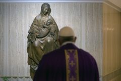 Pope entrusts world threatened by coronavirus pandemic to Mary