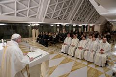 Love means never turning away from someone in need, pope says
