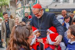 Cardinal Pizzaballa visits Holy Family Parish in Gaza days before Christmas