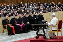 Pope Leo encourages young priests in crisis to share their fatigue