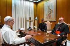 Tehran cardinal meets with Pope Leo XIV after being evacuated from Iran