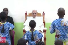 Pope at orphanage in Cameroon: No one is ever forgotten