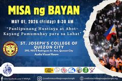 Mamamayan, inaanyayahan ng CMSP sa “Misa ng Bayan” - VeritasPH