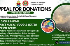 Donation drive, inilunsad ng Caritas Sorsogon - VeritasPH