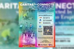 Caritas Philippines, inilunsad donation drive para sa mga naapektuhan ng ash fall sa Albay - VeritasPH