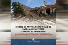 Diocese of Antipolo, nagpadapala ng tulong pinansiyal para sa Mindanao earthquake victims - VeritasPH
