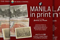 Manila in Print exhibit, bubuksan sa St.Joseph chapel ng Manila cathedral - VeritasPH