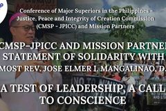 Suporta at pakikiisa kay Bishop Mangalinao, bumuhos - VeritasPH